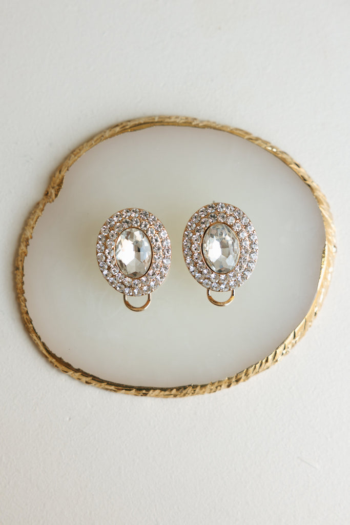 Chic Bridals Bridal Earrings EA-012 EA-012 La Maison Bridal Boutique Ottawa Ontario