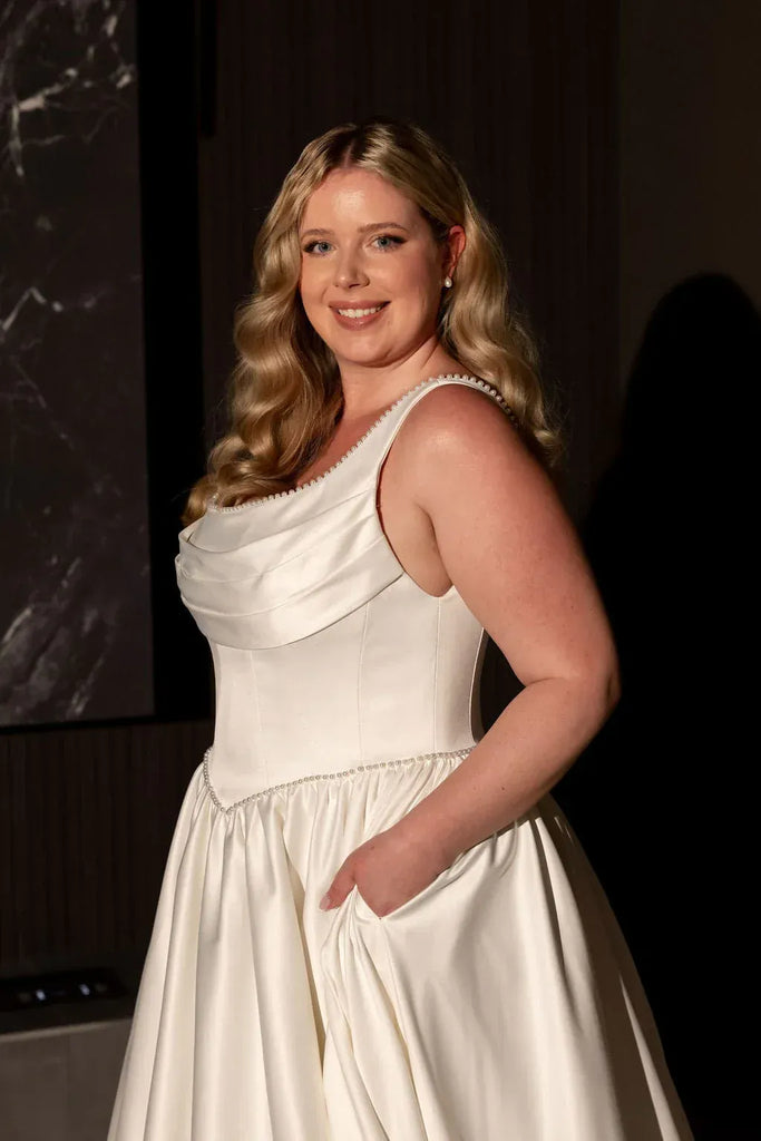 Chic Bridals Gemini with pearls Gemini with pearls La Maison Bridal Boutique Ottawa Ontario