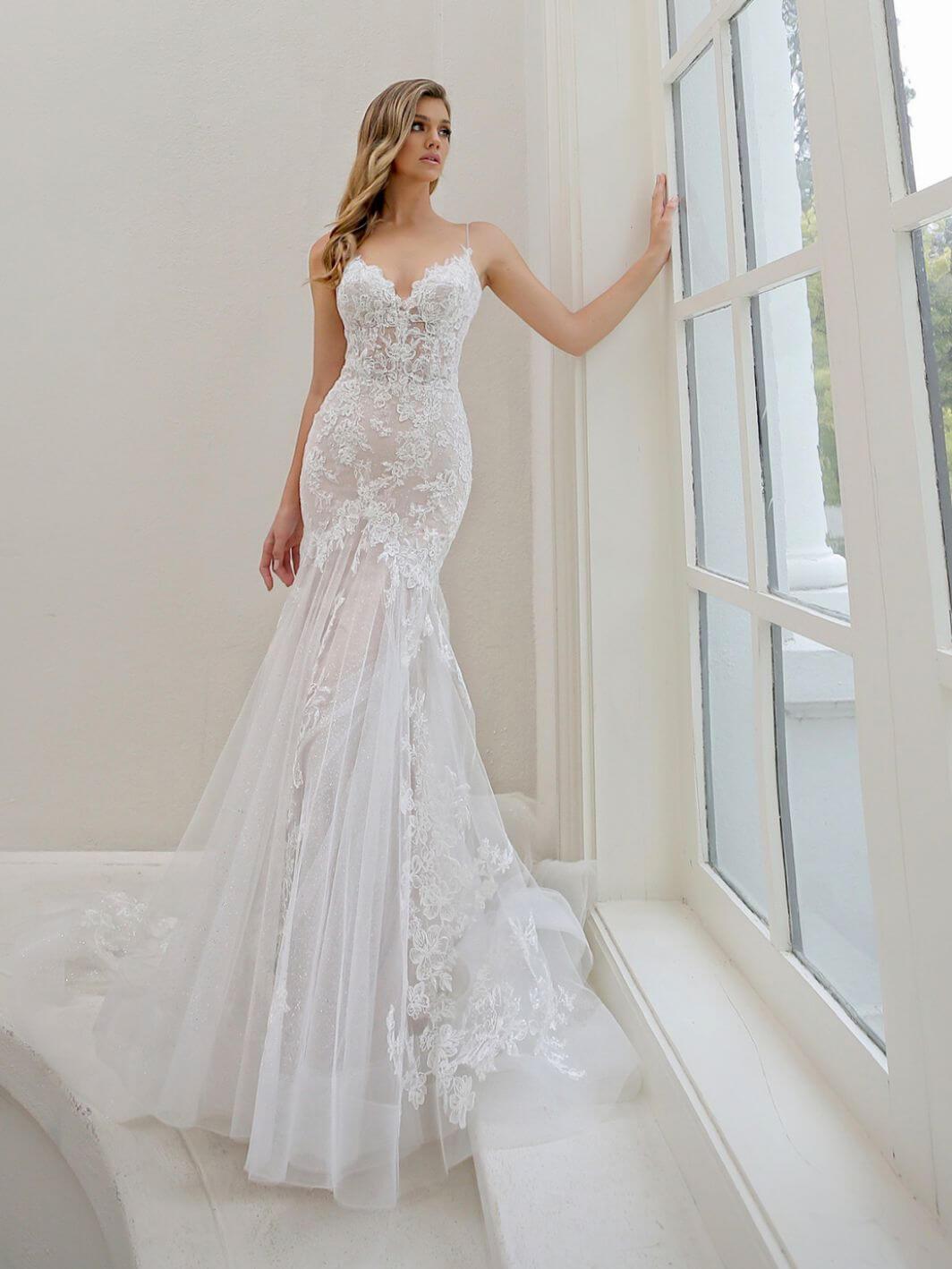 Magnolia Wedding Dress Designed By Enzoani for Blue Collection Now  Available at La Maison Bridal Boutique