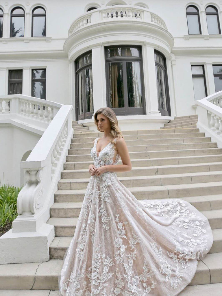 Blue by Enzoani Wedding Dress Marlowe Marlowe Wedding Dress Designed By Enzoani for Blue Collection Now Available at  La Maison Bridal Boutique| Ottawa, ON La Maison Bridal Boutique Ottawa Ontario