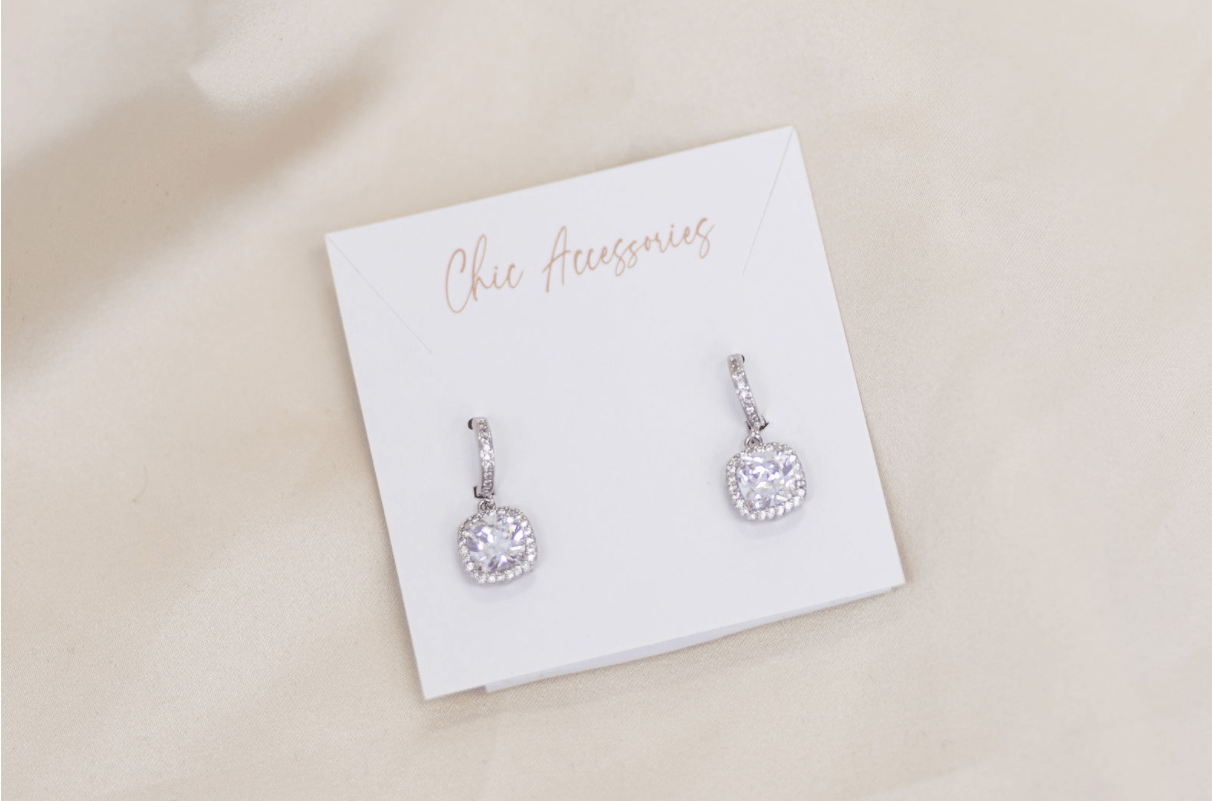 Chic Bridals Bridal Earrings EA-011 La Maison Bridal Boutique Ottawa Ontario