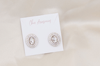 Chic Bridals Bridal Earrings EA-012 La Maison Bridal Boutique Ottawa Ontario