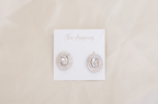 Chic Bridals Bridal Earrings EA-012 La Maison Bridal Boutique Ottawa Ontario