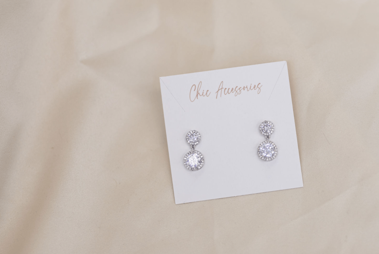 Chic Bridals Bridal Earrings EA-021 La Maison Bridal Boutique Ottawa Ontario