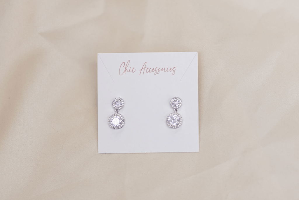 Chic Bridals Bridal Earrings EA-021 La Maison Bridal Boutique Ottawa Ontario