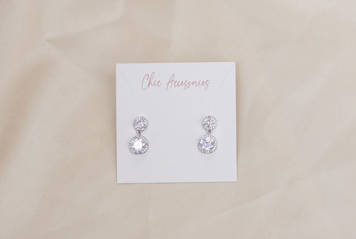 Chic Bridals Bridal Earrings EA-021 La Maison Bridal Boutique Ottawa Ontario