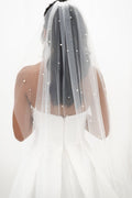Chic Bridals Bridal Veils Pearl Veil scattered La Maison Bridal Boutique Ottawa Ontario