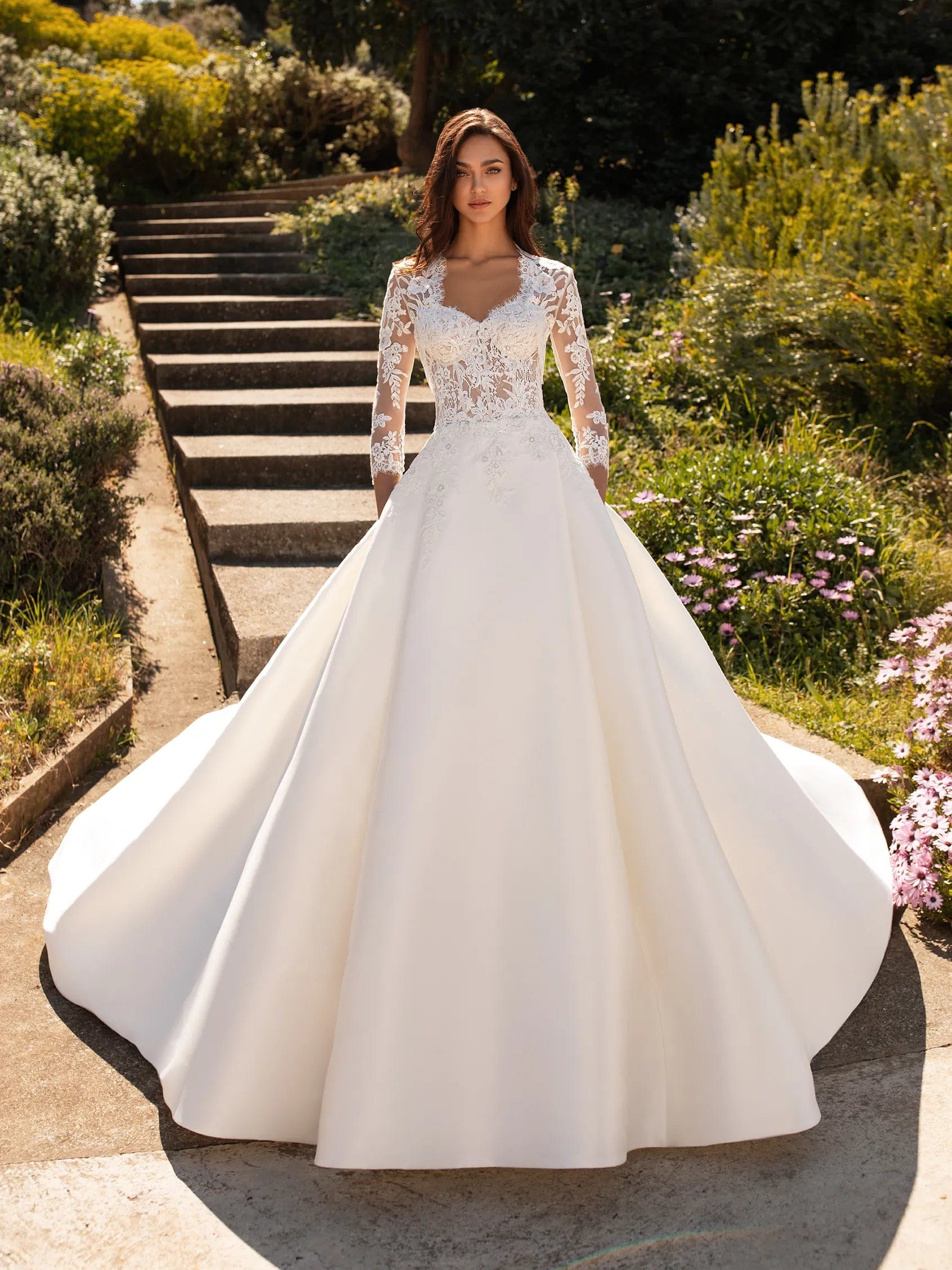 Pronovias A Line Wedding Dress Flash Sales